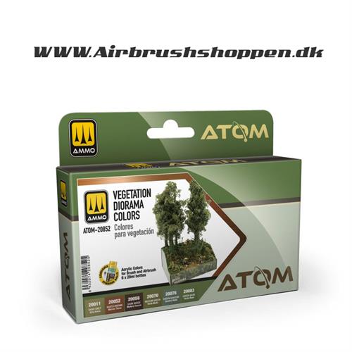 ATOM - 20852 - Vegetation Diorama colors Set 6 x 20ml